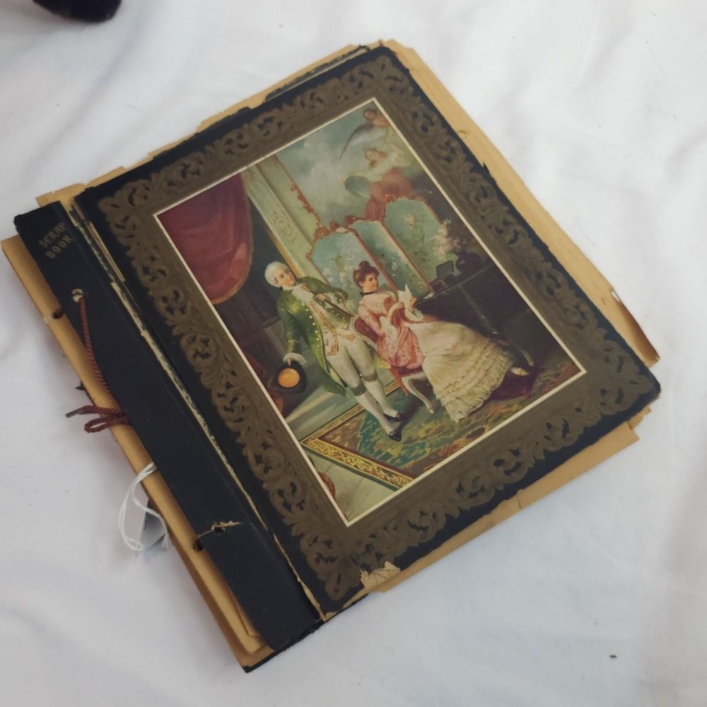 Antique Scrapbook 1930 1940s Little Women Katherine Hepburn Poems Poetry Vintage - Picture 2 of 16